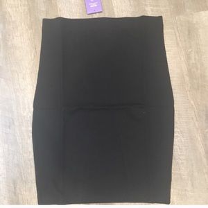 Seraphine black maternity pencil skirt